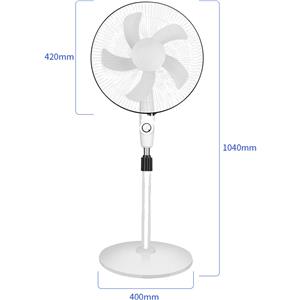 Oscillating Decorative Outdoor Floor Fan Waterproof For Patio