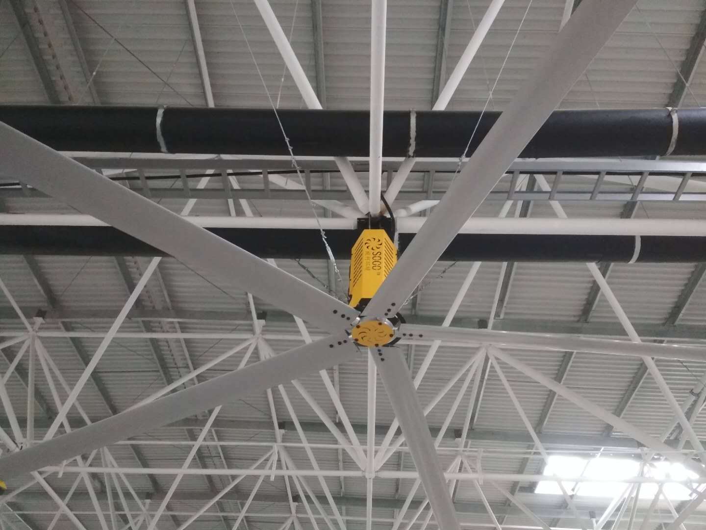 Industrial Energy-Saving Large Ceiling Fan for factory warehouses personn